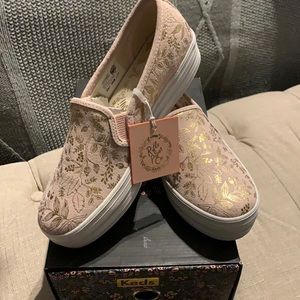 RIFLE PAPER CO X KEDS BLUSH TRIPLE DECKER